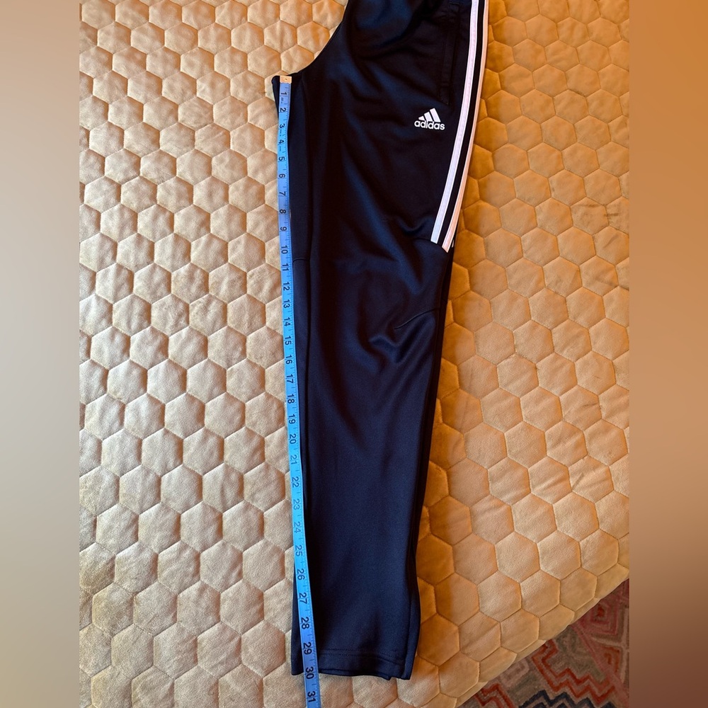 Adidas Black Joggers with White Stripes - Picture 6 of 6